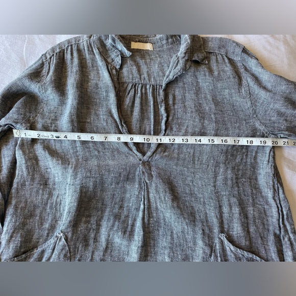 CP Shades Teton Linen Chambray Tunic - Picture 9 of 11